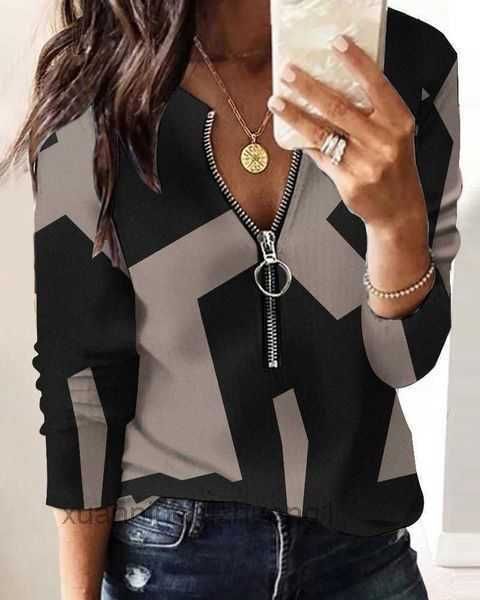 plus designer clothes fashionable blouse printing zipper long sleeve ladies kvmk, White
plus designer clothes fashionable blouse printing zipper long sleeve ladies kvmk, White