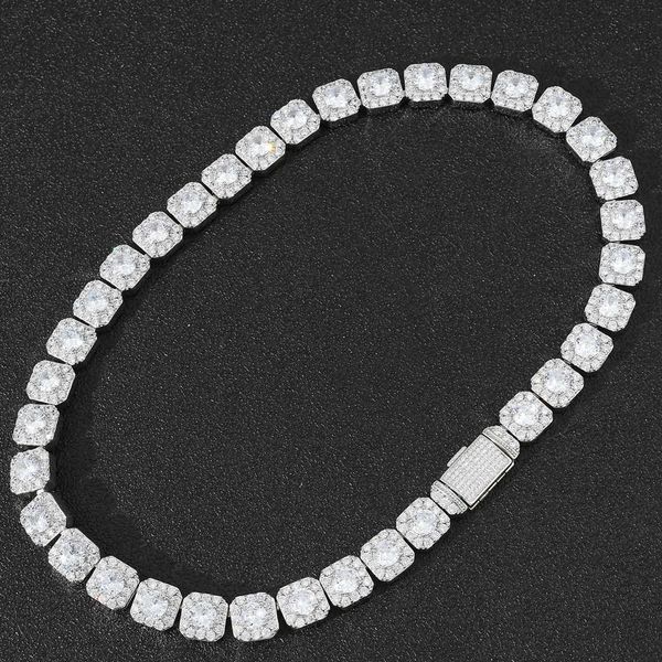 tennis bracelet 13mm width 1 row moissanite chain for men plated gold flip cover spring buckle mens necklaces hip-hop iced out chain necklac, Black
tennis bracelet 13mm width 1 row moissanite chain for men plated gold flip cover spring buckle mens necklaces hip-hop iced out chain necklac, Black