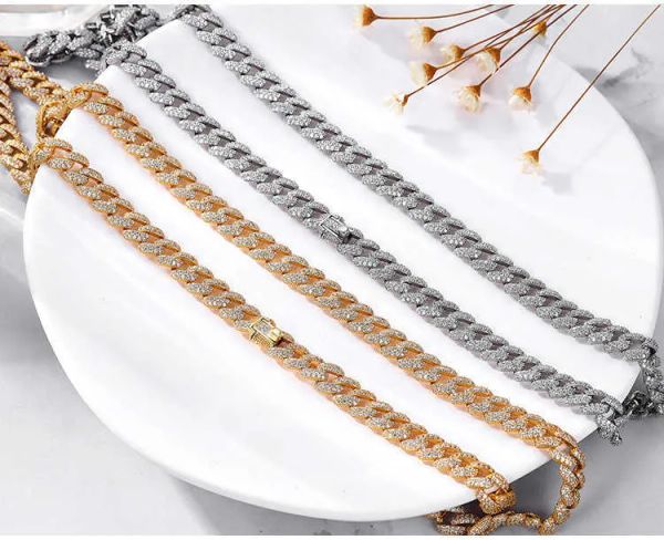 luxury non tarnish jewelry 18k gold plated miami cuban link chain 925 sterling silver tennis necklace hiphop cuban link chain
luxury non tarnish jewelry 18k gold plated miami cuban link chain 925 sterling silver tennis necklace hiphop cuban link chain