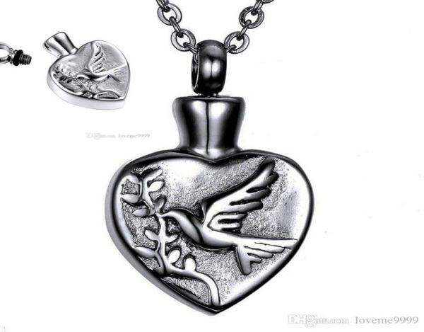 openable stainless steel memorial cremation peace dove heart ashes urn pendant necklace keepsake men women jewelry ur1400845, Silver
openable stainless steel memorial cremation peace dove heart ashes urn pendant necklace keepsake men women jewelry ur1400845, Silver