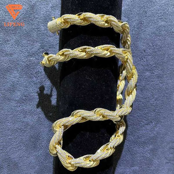 hip-hop design jewelry chain 10mm 12mm gold plated cuban link chain necklace vvs moissanite diamond rope chain, Silver
hip-hop design jewelry chain 10mm 12mm gold plated cuban link chain necklace vvs moissanite diamond rope chain, Silver