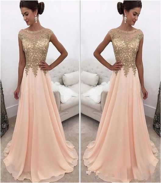 2020 arab evening gowns a line formal wear sheer scoop neck chiffon long prom dresses with gold applique beads5831614, Black
2020 arab evening gowns a line formal wear sheer scoop neck chiffon long prom dresses with gold applique beads5831614, Black