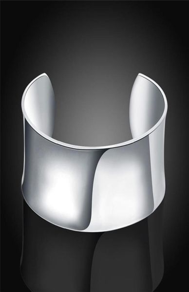 925 sterling silver cuff bangle bracelets women smooth open bracelet fashion jewelry engagement christmas gift 1220 t22154928, White
925 sterling silver cuff bangle bracelets women smooth open bracelet fashion jewelry engagement christmas gift 1220 t22154928, White