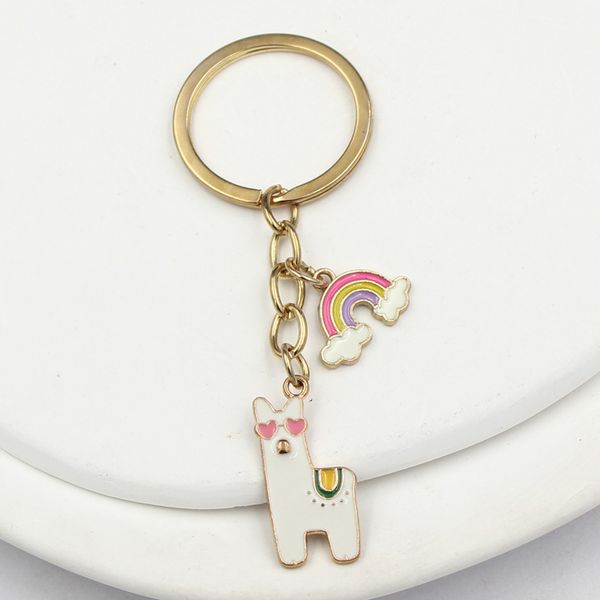 wholesale cute animal keychain pink tassel rainbow alpaca keyring car holder handbag pendant charm accessories jewelry women kids gift, Slivery;golden
wholesale cute animal keychain pink tassel rainbow alpaca keyring car holder handbag pendant charm accessories jewelry women kids gift, Slivery;golden