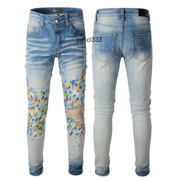 denim biker mens luxury designer amirly jeans holes trousers jean coolguy new pants man clothing #827 arrivals, Blue
denim biker mens luxury designer amirly jeans holes trousers jean coolguy new pants man clothing #827 arrivals, Blue