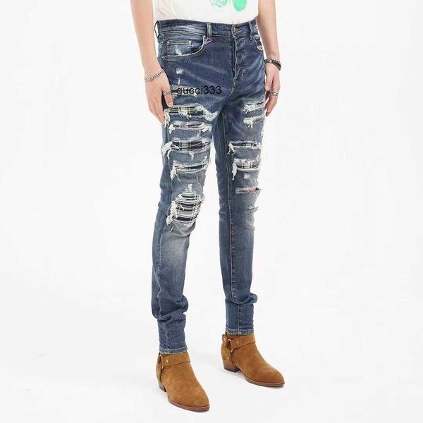 leisure men designer fashion pants cool stylish amirly ripped brand amri hip hop high street men's jeans slim fit denim elastic znic pa, Blue
leisure men designer fashion pants cool stylish amirly ripped brand amri hip hop high street men's jeans slim fit denim elastic znic pa, Blue