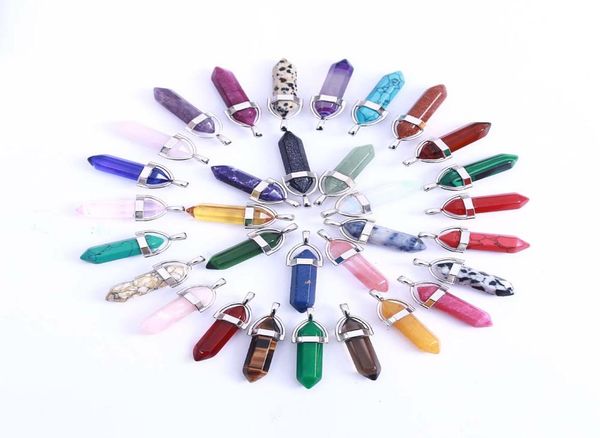 fashion quartz point pendant for women and men natural stone crystal agate bullet hexagon prism pendant without chain7770613, Silver
fashion quartz point pendant for women and men natural stone crystal agate bullet hexagon prism pendant without chain7770613, Silver