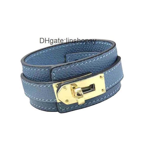 women's genuine leather bracelet designer brand epsom wide rivet bracelets lock punk wrist strap famous ostrich wristband cfxp, Silver
women's genuine leather bracelet designer brand epsom wide rivet bracelets lock punk wrist strap famous ostrich wristband cfxp, Silver