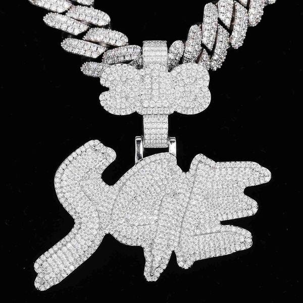 pass diamond tester custom cursive name pendant s925 vvs moissanite mens iced out hip hop jewelry 3d initial letter pendant, Silver
pass diamond tester custom cursive name pendant s925 vvs moissanite mens iced out hip hop jewelry 3d initial letter pendant, Silver