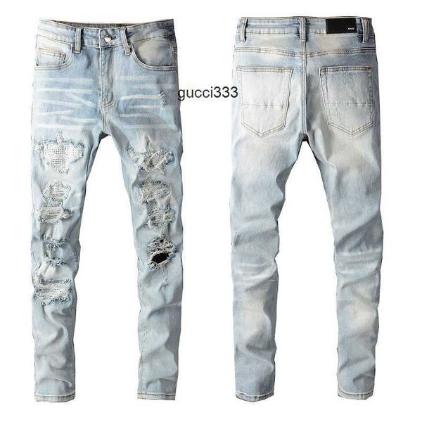 #808 biker amirly trousers new man arrivals holes mens jean coolguy luxury pants designer clothing denim jeans, Blue
#808 biker amirly trousers new man arrivals holes mens jean coolguy luxury pants designer clothing denim jeans, Blue