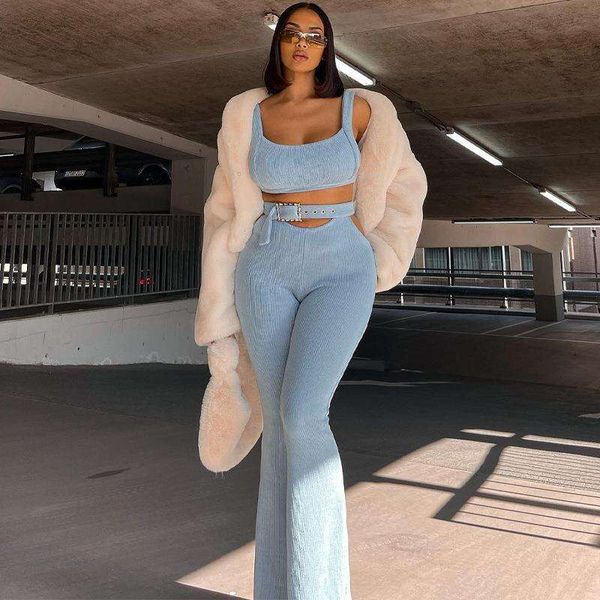 summer women s pants clothing plain color sleeve vest bell bottom two piece set fashion suit wholesale, White
summer women s pants clothing plain color sleeve vest bell bottom two piece set fashion suit wholesale, White