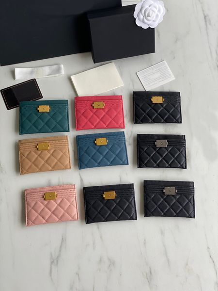 10a women card holder with box real leather caviar wallet black quilted coin purse lady credit card holder luxury designers 16, Brown;gray
10a women card holder with box real leather caviar wallet black quilted coin purse lady credit card holder luxury designers 16, Brown;gray