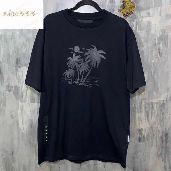 23ss new black coconut printed letter cotton round neck loose versatile casual mens and women short sleeve, White;black
23ss new black coconut printed letter cotton round neck loose versatile casual mens and women short sleeve, White;black