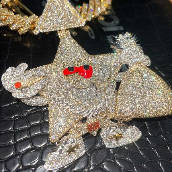 custom patrick vvs d color 925 sterling silver iced out moissanite hip hop jewelry enamel custom pendant
custom patrick vvs d color 925 sterling silver iced out moissanite hip hop jewelry enamel custom pendant