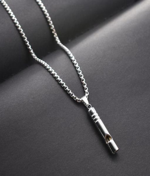 pendant necklaces whistle necklace hiphop personality trendy men039s simple cool flute can blow creative metal chain2296256, Silver
pendant necklaces whistle necklace hiphop personality trendy men039s simple cool flute can blow creative metal chain2296256, Silver