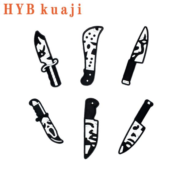 hybkuaji horror movie knife shoe charms wholesale shoes decorations pvc buckles for shoes, White;pink
hybkuaji horror movie knife shoe charms wholesale shoes decorations pvc buckles for shoes, White;pink