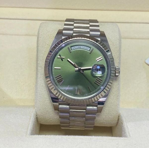 18style new watch 40mm meteorite dial week calendar 228206 228235 228238 116610 diamond nail presidential men's automatic watches wrist, Slivery;brown
18style new watch 40mm meteorite dial week calendar 228206 228235 228238 116610 diamond nail presidential men's automatic watches wrist, Slivery;brown