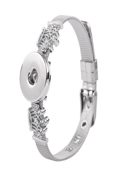 charm bracelets stainless steel snap button bangles rhinestones clover cross charms jewelry fit 18mm for woman or girl5343890, Golden;silver
charm bracelets stainless steel snap button bangles rhinestones clover cross charms jewelry fit 18mm for woman or girl5343890, Golden;silver