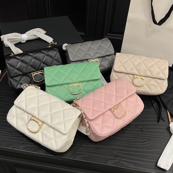 six color classic mini women shoulder bag leather patchwork chain diamond lattice quilted vintage crossbody designer bag shopping trip clutc
six color classic mini women shoulder bag leather patchwork chain diamond lattice quilted vintage crossbody designer bag shopping trip clutc