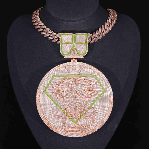 custom hiphop jewelry rose gold plated 925 sterling silver vvs moissanite diamond letter clasp iced out 3d pendant
custom hiphop jewelry rose gold plated 925 sterling silver vvs moissanite diamond letter clasp iced out 3d pendant