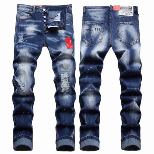 embroidery luxury men d2 jeans stree mens dsq designer denim jeans dsquare denim jeans 2 pants fashion mens holes trousers mens clothing 133, Blue
embroidery luxury men d2 jeans stree mens dsq designer denim jeans dsquare denim jeans 2 pants fashion mens holes trousers mens clothing 133, Blue