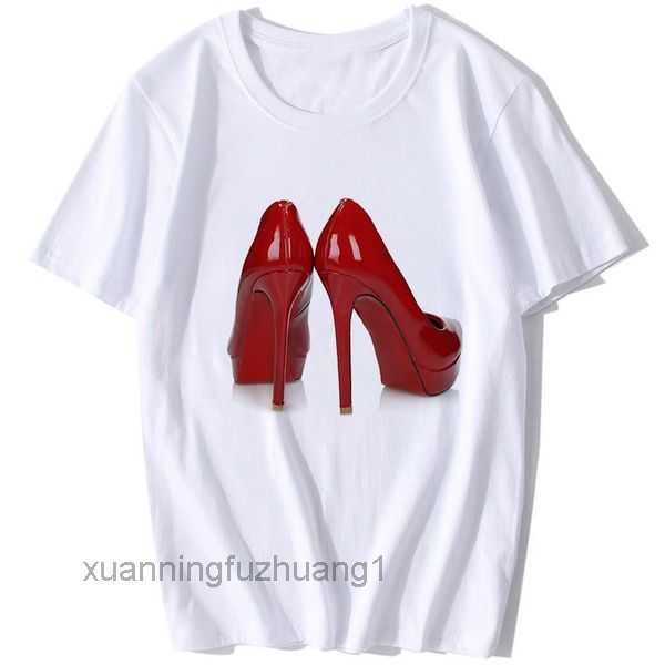 women's est watercolor high heels fashion femme shirt hipster vintage streetwear rl5j, White
women's est watercolor high heels fashion femme shirt hipster vintage streetwear rl5j, White