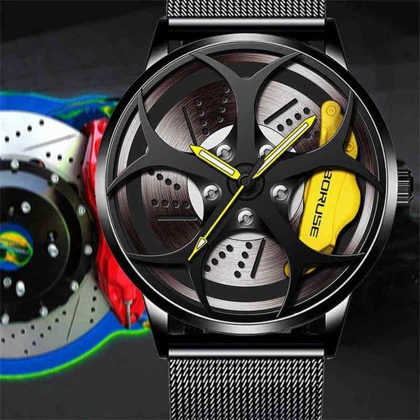 watches new men wheel rim hub watch stainless steel mesh belt sport car waterproof creative leather clock 220726, Slivery;golden
watches new men wheel rim hub watch stainless steel mesh belt sport car waterproof creative leather clock 220726, Slivery;golden