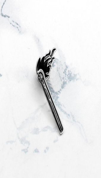matchstick black personality beautiful creative decoration special plant cartoon enamel lapel denim small black flame pins1263223, Gray
matchstick black personality beautiful creative decoration special plant cartoon enamel lapel denim small black flame pins1263223, Gray