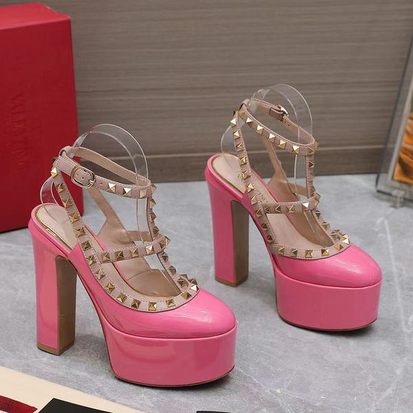 runway platform round head dress shoes ankle buckle patent leather gladiator pumps women's sandals luxury designer high heels factory f, Black
runway platform round head dress shoes ankle buckle patent leather gladiator pumps women's sandals luxury designer high heels factory f, Black