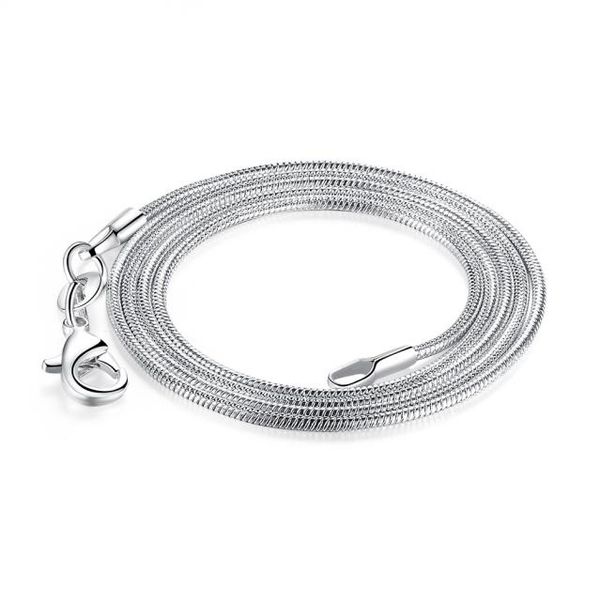 925 sterling silver snake chain necklaces for women pendant necklace jewelry accesories making lobster clasp size 12mm lenght 102309662
925 sterling silver snake chain necklaces for women pendant necklace jewelry accesories making lobster clasp size 12mm lenght 102309662
