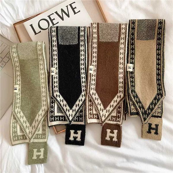 h letter small for women in autumn and winter korean version versatile long lazy warm cross neck wool knitting scarf 3wr9, Blue;gray
h letter small for women in autumn and winter korean version versatile long lazy warm cross neck wool knitting scarf 3wr9, Blue;gray