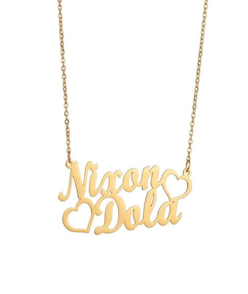 fashion custom stainless steel 2 name heart necklace for women personalized letter gold6176256, Silver
fashion custom stainless steel 2 name heart necklace for women personalized letter gold6176256, Silver