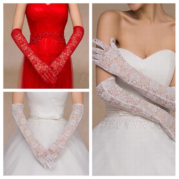 formal long sheer lace elbow length bridal gloves full finger for party wedding & event accessories prevent bask257t, White
formal long sheer lace elbow length bridal gloves full finger for party wedding & event accessories prevent bask257t, White