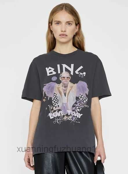 2023ss lili designer bings fashion illustrations cotton print round neck summer uwuy, White
2023ss lili designer bings fashion illustrations cotton print round neck summer uwuy, White