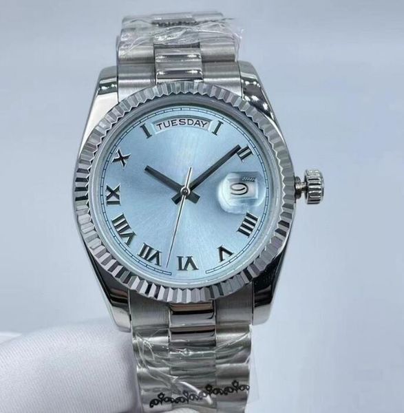 womens watch 36mm movement watch automatic mechanical bezel stainless steel diamond watches day date fashion lady waterproof wristwatch-4, Slivery;brown
womens watch 36mm movement watch automatic mechanical bezel stainless steel diamond watches day date fashion lady waterproof wristwatch-4, Slivery;brown