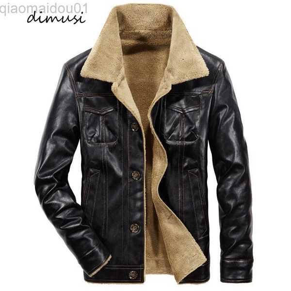 men's leather faux leather dimusi winter men's leather jacket casual male thick fleece thermal leather coats men fur collar motorc, Black
men's leather faux leather dimusi winter men's leather jacket casual male thick fleece thermal leather coats men fur collar motorc, Black