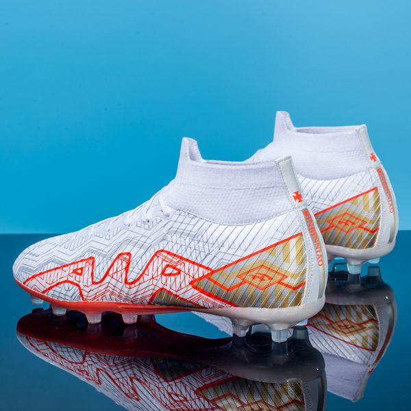 athletic outdoor soccer shoes fg/ag football boots men outdoor turf cleats sneakers futsal kids training chuteira de campo sports football s, Black
athletic outdoor soccer shoes fg/ag football boots men outdoor turf cleats sneakers futsal kids training chuteira de campo sports football s, Black