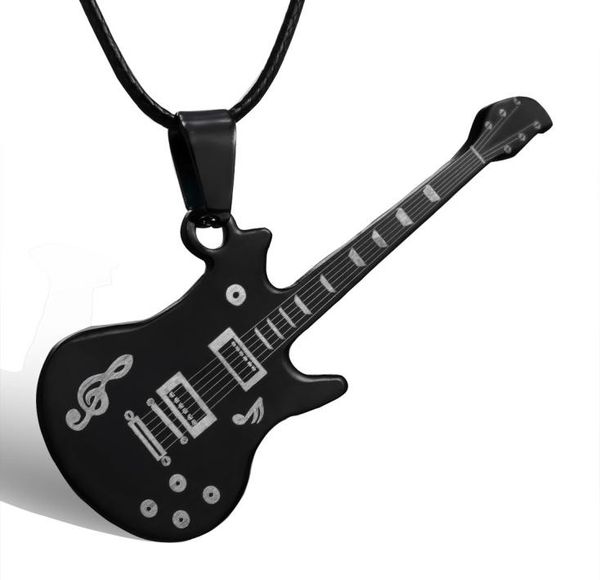 fashion 316l stainless steel guitar necklace for men pendants leather chain man necklaces5751291, Silver
fashion 316l stainless steel guitar necklace for men pendants leather chain man necklaces5751291, Silver