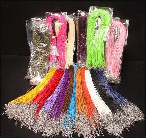 200pcs / lot mixed wax leather necklace beading cord string rope extender chain with lobster clasp diy jewelry1030406, Silver
200pcs / lot mixed wax leather necklace beading cord string rope extender chain with lobster clasp diy jewelry1030406, Silver