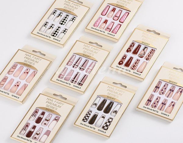 false nails art fake nail tips set full cover artificial square kiss with jelly glue stick 24pcs3506612, Red;gold
false nails art fake nail tips set full cover artificial square kiss with jelly glue stick 24pcs3506612, Red;gold