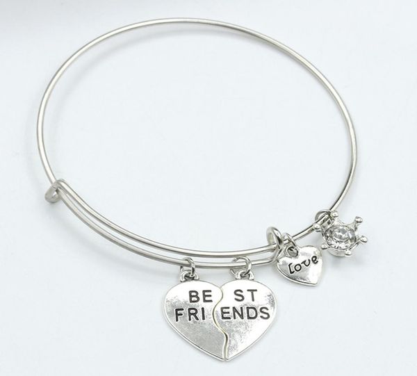 fashion silver friends broken heart alloy charm bracelet bangles adjustable love heart bracelet women girls jewelry7672772, Golden;silver
fashion silver friends broken heart alloy charm bracelet bangles adjustable love heart bracelet women girls jewelry7672772, Golden;silver