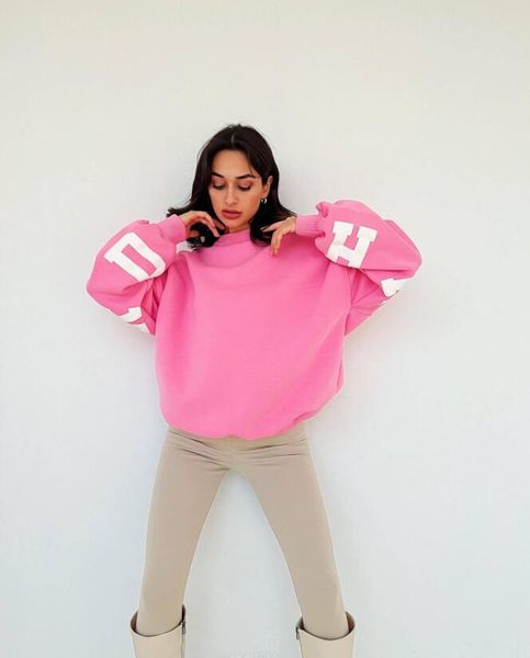 women's sweatshirts2023 autumn new fashion casual women's sweater letter printing pullover women's sweaters, Black
women's sweatshirts2023 autumn new fashion casual women's sweater letter printing pullover women's sweaters, Black