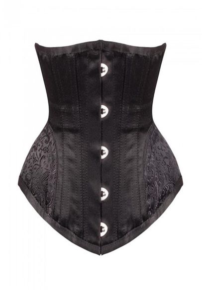 hourglass waist training corset women 16 steel bones underbust waist taming corsets with brocade embroidery hip panels waist 2072167, Black;white
hourglass waist training corset women 16 steel bones underbust waist taming corsets with brocade embroidery hip panels waist 2072167, Black;white