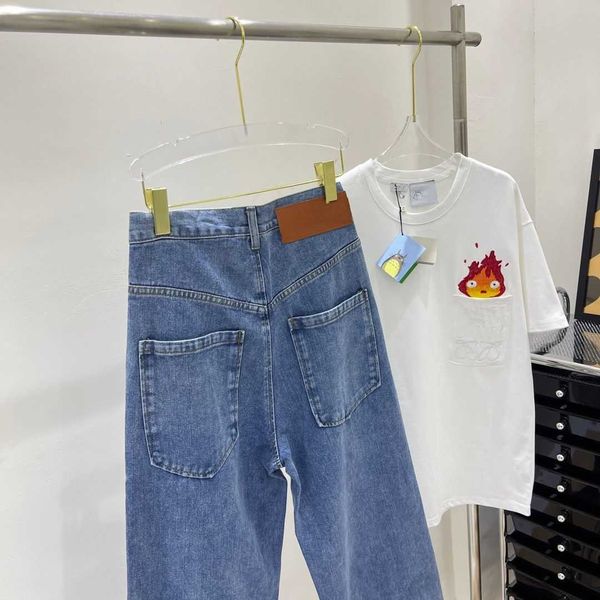 spring and summer women's printed casual straight leg jeans, denim fabric comfortable shape can not ball, loose straight leg version of, Blue
spring and summer women's printed casual straight leg jeans, denim fabric comfortable shape can not ball, loose straight leg version of, Blue