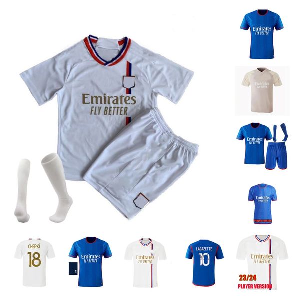 23 24 maillot de foot lacazette soccer jerseys caqueret ol aouar football shirts dembele 2023 2024 cherki barcola men kids lyon home fans p, Black;yellow
23 24 maillot de foot lacazette soccer jerseys caqueret ol aouar football shirts dembele 2023 2024 cherki barcola men kids lyon home fans p, Black;yellow