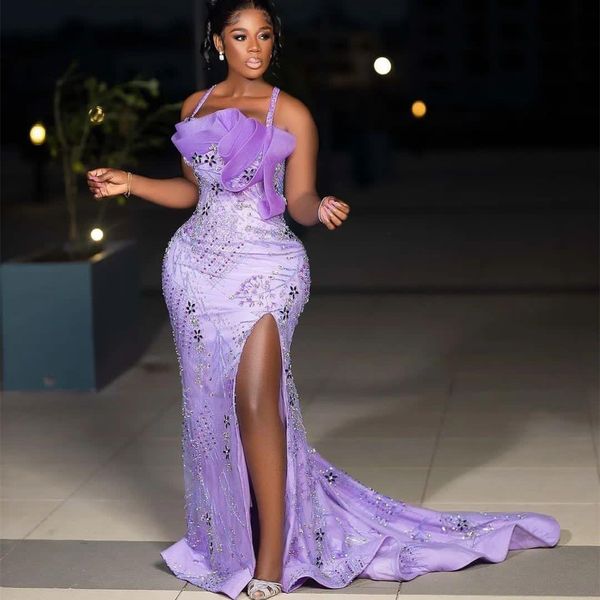 2023 aso ebi lavender mermaid prom dress sequined lace evening formal party second reception birthday engagement gowns dresses robe de soire, Black
2023 aso ebi lavender mermaid prom dress sequined lace evening formal party second reception birthday engagement gowns dresses robe de soire, Black