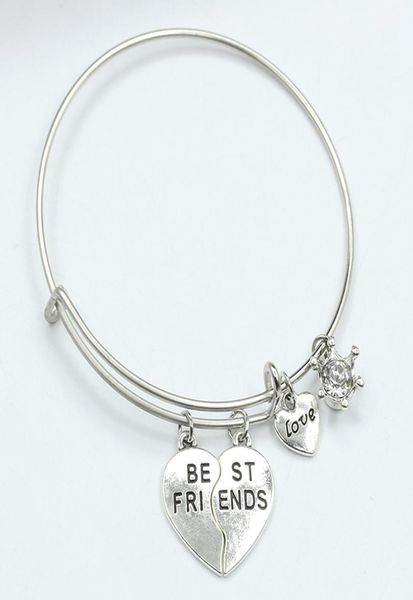 fashion silver friends broken heart alloy charm bracelet bangles adjustable love heart bracelet women girls jewelry7266977, Golden;silver
fashion silver friends broken heart alloy charm bracelet bangles adjustable love heart bracelet women girls jewelry7266977, Golden;silver