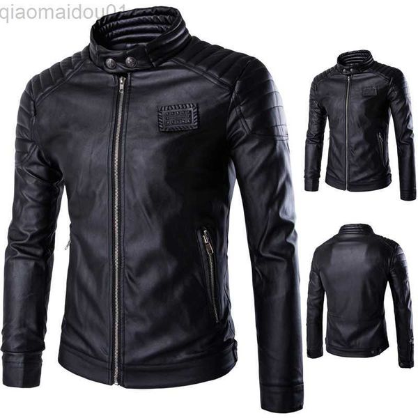 men's leather faux leather men slim fit leather jackets male stand-up collar pu leather jackets and coats men black motorcycle jacket s
men's leather faux leather men slim fit leather jackets male stand-up collar pu leather jackets and coats men black motorcycle jacket s