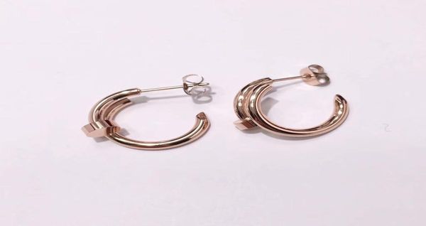 fashion stainless steel jewelry nail earrings rose gold earrings 4519708, Golden;silver
fashion stainless steel jewelry nail earrings rose gold earrings 4519708, Golden;silver