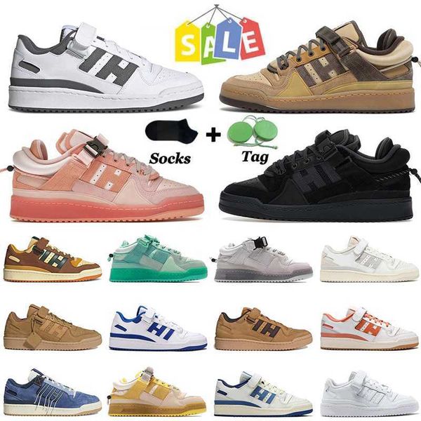 2022 with socks forum low platform sneakers running casual shoes mens women bad bunny buckle brown pink easter designer bright blue og sport, Black
2022 with socks forum low platform sneakers running casual shoes mens women bad bunny buckle brown pink easter designer bright blue og sport, Black